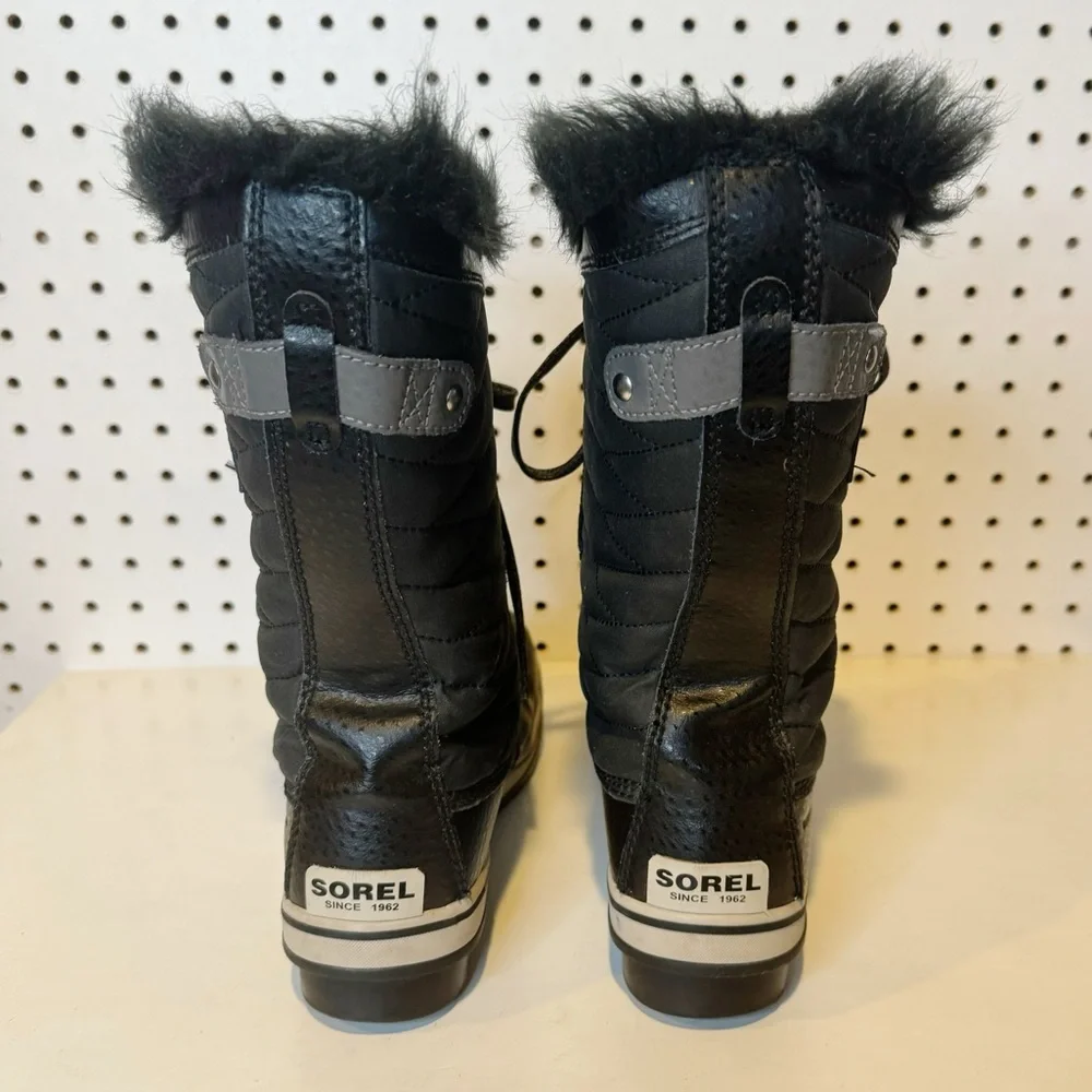 Sorel | Tofino II' Faux‎ Fur Lined Waterproof Boot in Black NY2419-010 Sz. 6